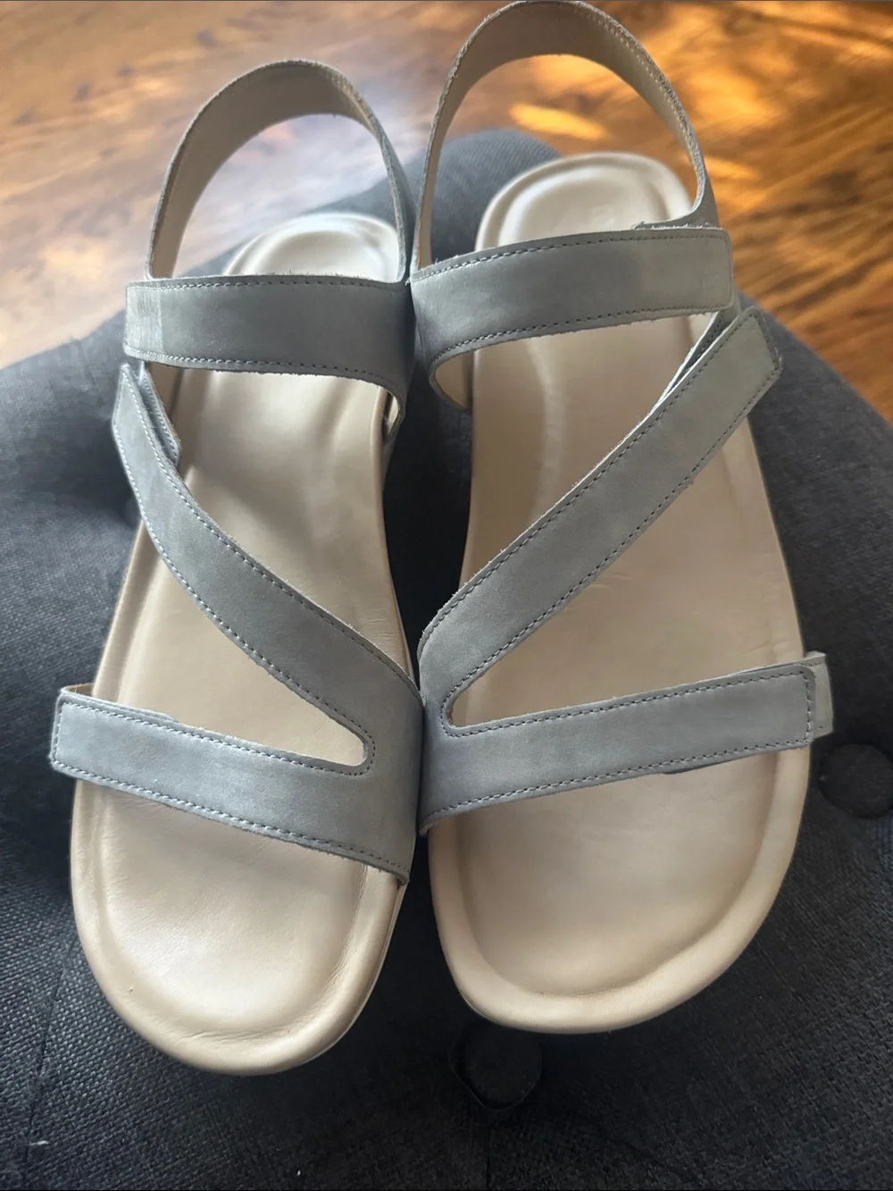 Abeo Oasis Cross sandal- ABEO Olivia 3100 women 10 light grey
